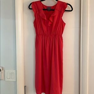 Maternity dress coral pink